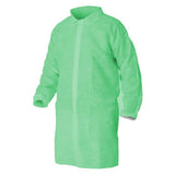 Calibre Biodegradable Disposable Polypropylene Lab Coat No Pocket (100/ctn)